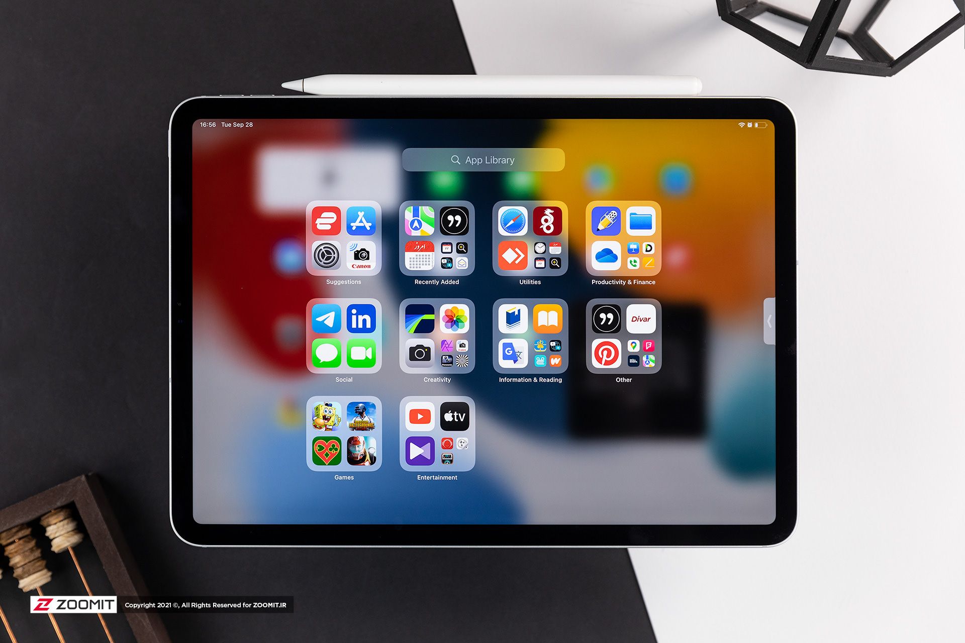 iPadOS 15 — biblioteka aplikacji